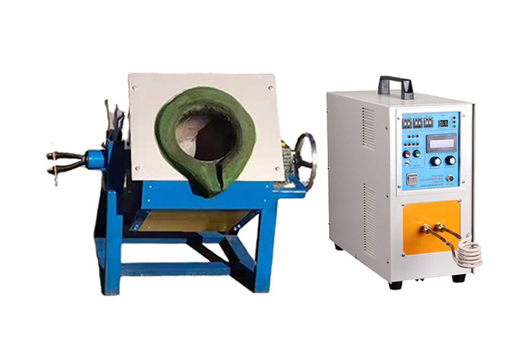 Mini Induction Melting Equipment , Medium Frequency Melting Furnace For Metal